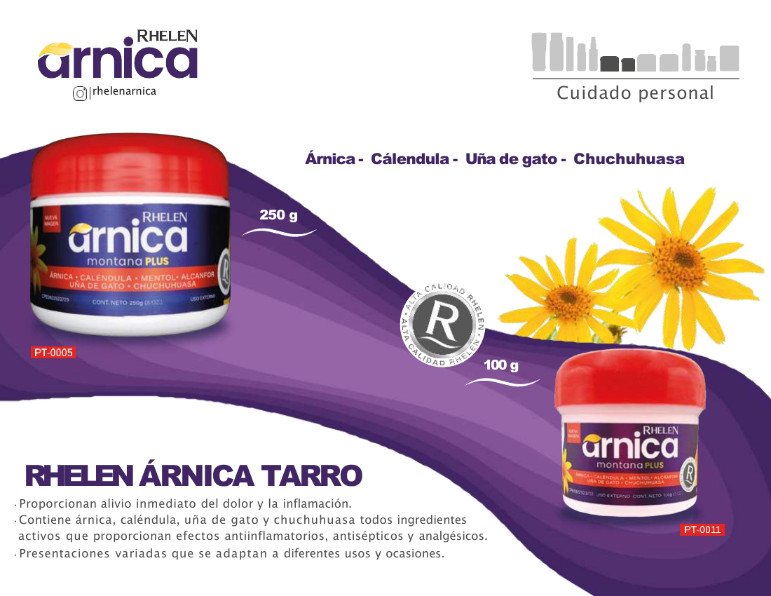Rhelen Árnica en tarro